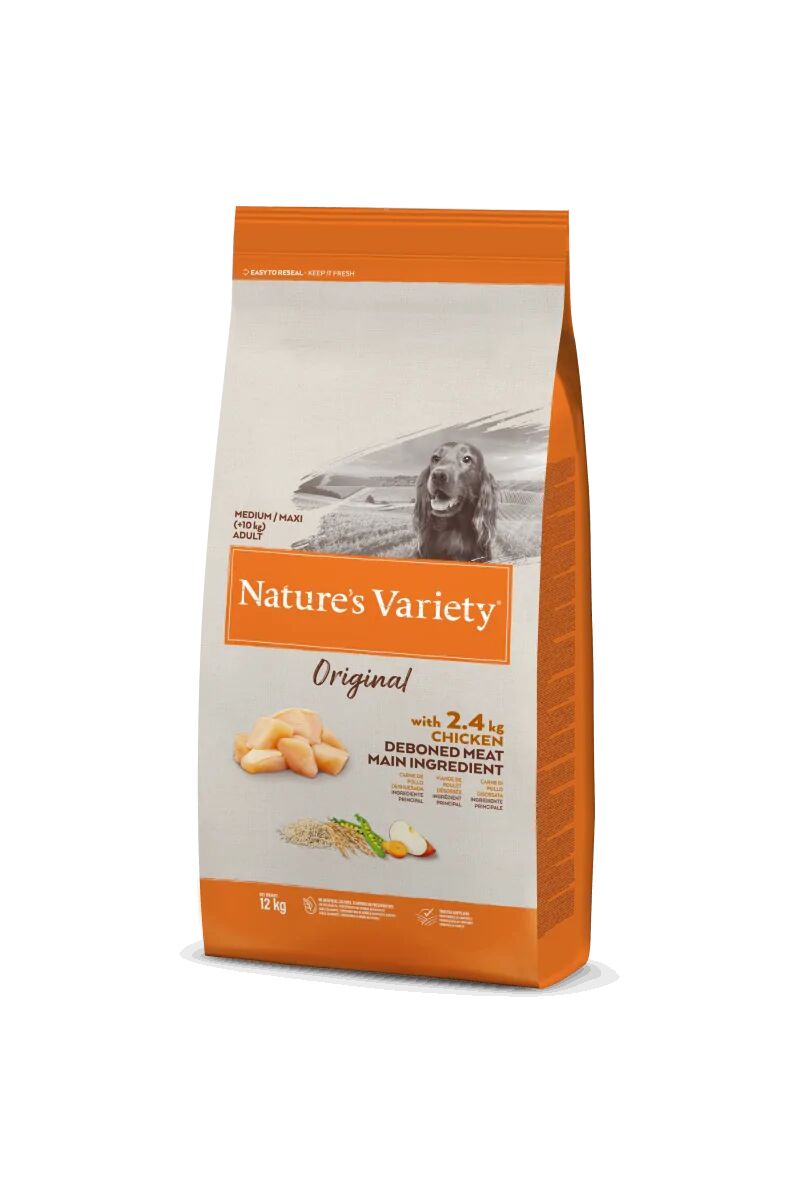 Comida Natural Perro NatureS V Original Canine Adult Md/Mx Pollo 12Kg - Natures Variety