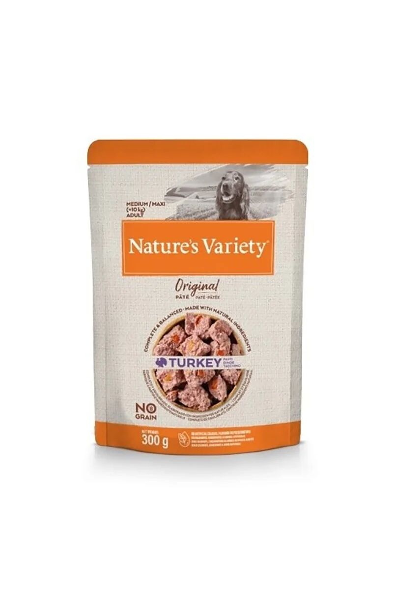 Comida Natural Perro NatureS V Original Canine Adult Pate Md/Mx Buey 8X300Gr - Natures Variety