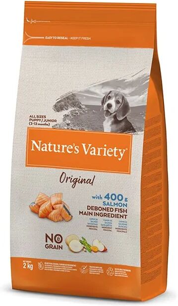 Comida Natural Perro NatureS V Original Canine Junior Salmon 10Kg - Natures Variety