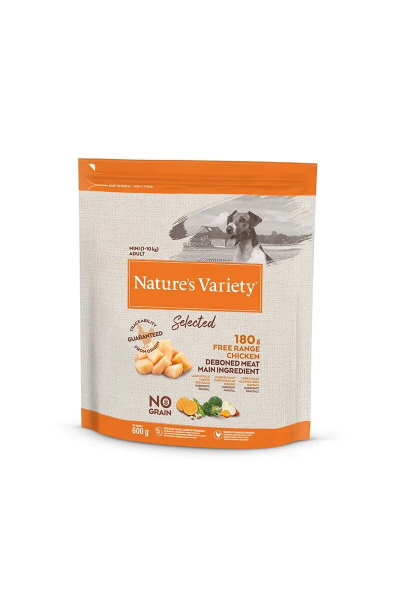 Comida Natural Perro NatureS V Select Canine Adult Mini Pollo 600Gr - Natures Variety