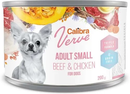 Premium Natural Perro Calibra Dog Gf Verve Adult Small Ternera Pollo Caja 6X200Gr - CALIBRA