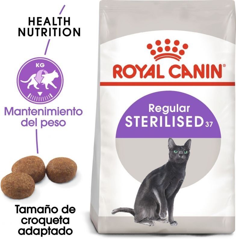 Saco de pienso para Gato ROYAL CANIN FELINE STERILISED 12kg - ROYAL CANIN