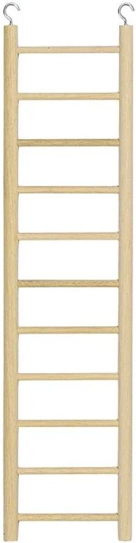 Ferplast Escalera Madera Para Periquitos Cacatuas 11X45Cm - FERPLAST