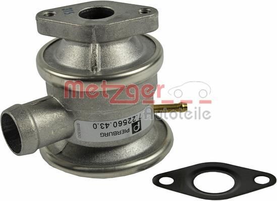 METZGER Válvula, sistema de bomba de aire complementario para VOLKSWAGEN: Passat & AUDI: A4, A6, A8, S8 & SEAT: Exeo & SKODA: Superb (Ref: 0892232)