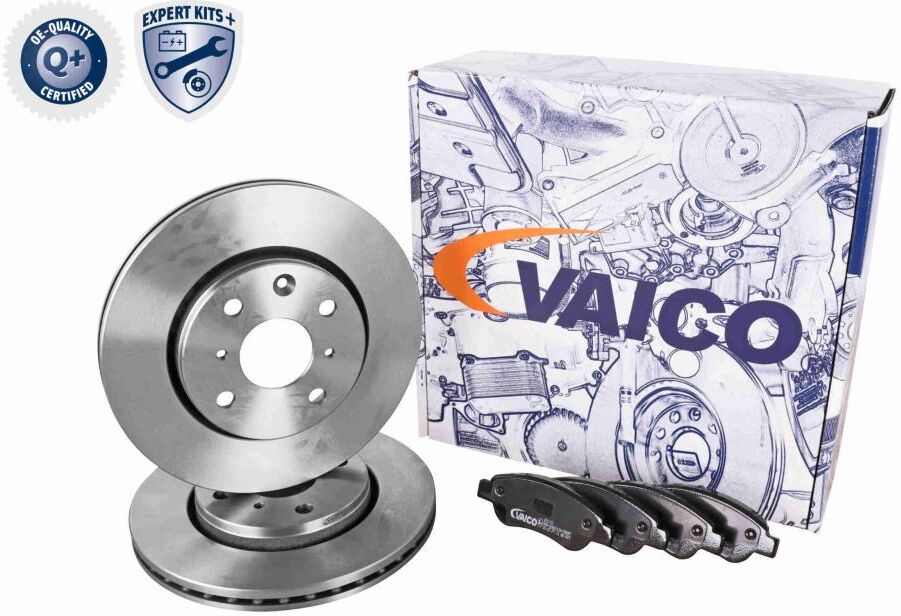 VAICO Discos y pastillas de freno para TOYOTA: Aygo & PEUGEOT: 107, 108 & CITROËN: C1 (Ref: V42-0872)