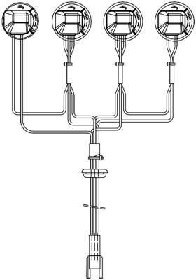 HELLA Juego de cables del faro principal (Ref: 8KA 155 372-001)