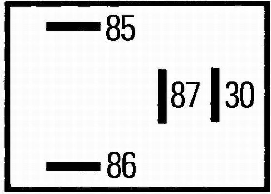 HELLA Relé, aire acondicionado para MERCEDES-BENZ: Classe E, Classe C, Classe CLK, Classe ML, Classe A, Classe B, Classe CLS (Ref: 4RA 933 766-111)