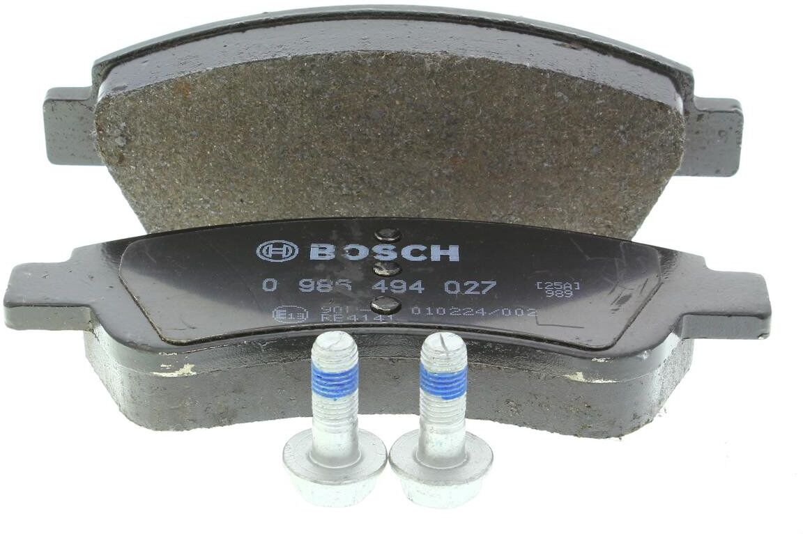 Bosch Juego de 4 pastillas de freno para CITROËN: Xsara Picasso, C4, C3, Berlingo, Xsara, C2, C4 Cactus, C-Elysée, C3 Aircross (Ref: 0 986 494 027)