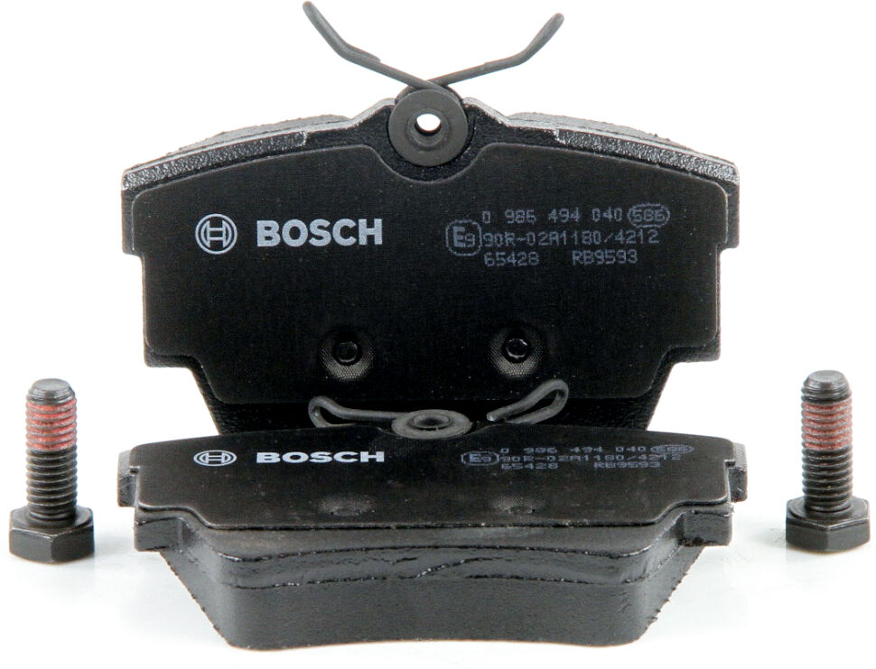 Bosch Juego de 4 pastillas de freno para RENAULT: Trafic & OPEL: Vivaro & NISSAN: Primastar & FIAT: Talento & VAUXHALL: Vivaro (Ref: 0 986 494 040)