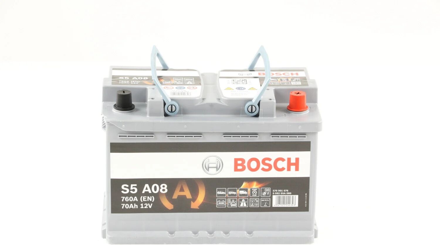 Bosch Batería 760.0 A 70.0 Ah 12.0 V Start and Stop AGM (Ref: 0 092 S5A 080)