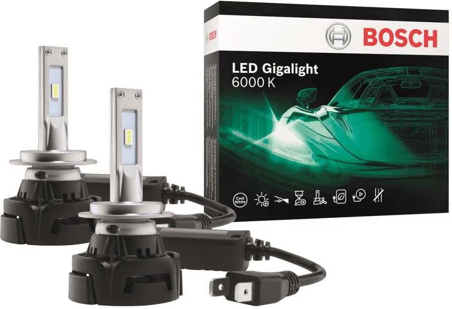 Bosch Bombilla LED,  Faros delanteros para SEAT: Ibiza, Leon, Altea, Toledo, Cordoba, Ateca, Exeo, Arona, Alhambra, Arosa (Ref: 1 987 301 557)