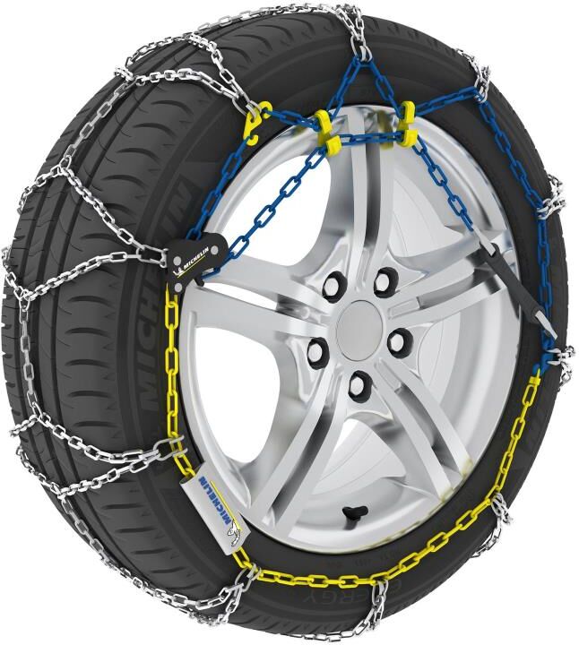 Cadenas para nieve, MICHELIN Extrem Grip, Cadena de metal, Tension Manual, Montage Fácil: 5 min (Ref: 008430)