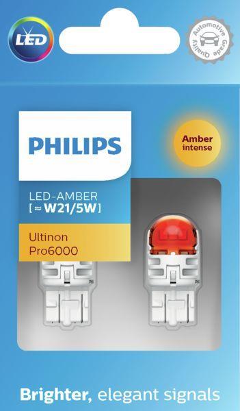 Philips Bombilla LED,  Faros traseros para VOLKSWAGEN: Golf, New Beetle, UP & OPEL: Astra, Corsa, Insignia, Mokka, Zafira, Meriva (Ref: 01556330)