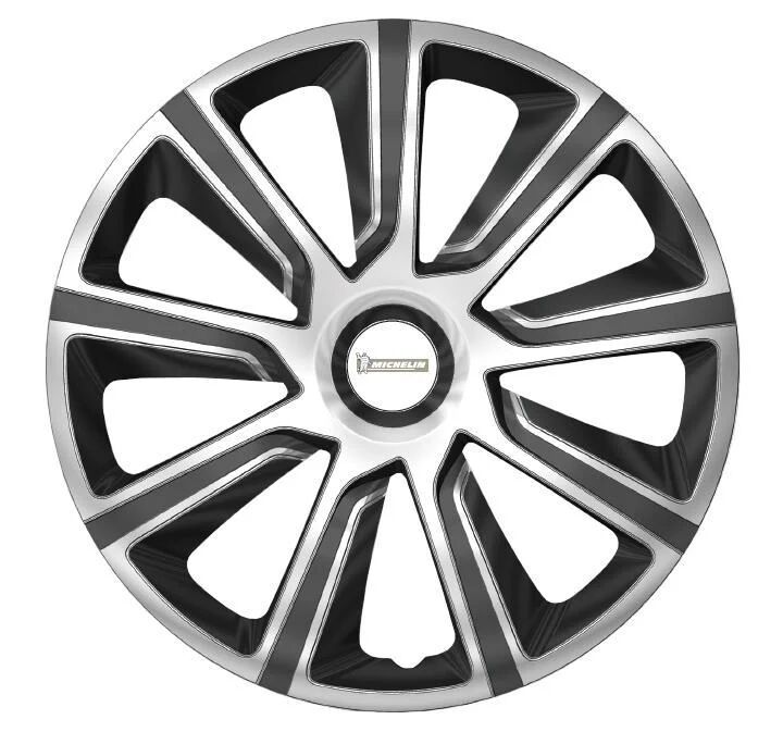 Michelin Tapacubo rueda 15.0 pulgadas, cantidad : 4, Negro (Ref: 009 114)