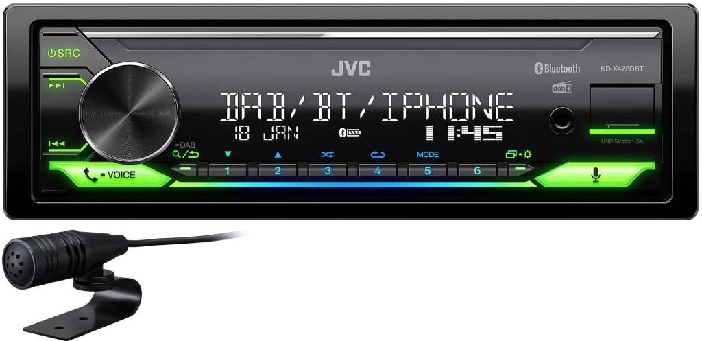 JVC Autorradio (Ref: KD-X472DBT)