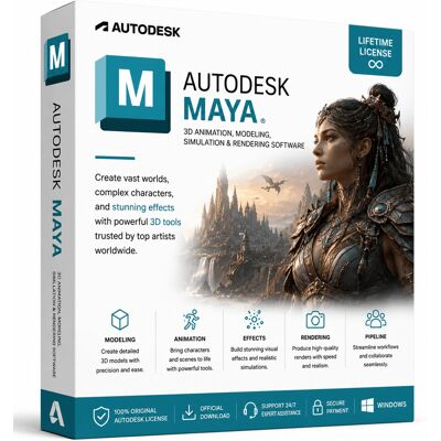 Autodesk Maya 2023 - Software 3D profesional - Windows Autodesk Maya 2023 - Software 3D profesional - Windows