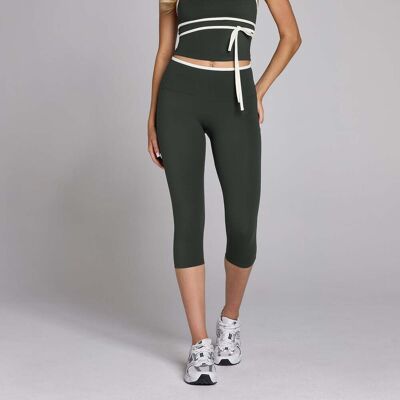 MyProtein Mallas capri Tempo Contrast para mujer de MP - Negro lavado - XS MyProtein Mallas capri Tempo Contrast para mujer de MP - Negro lavado - XS