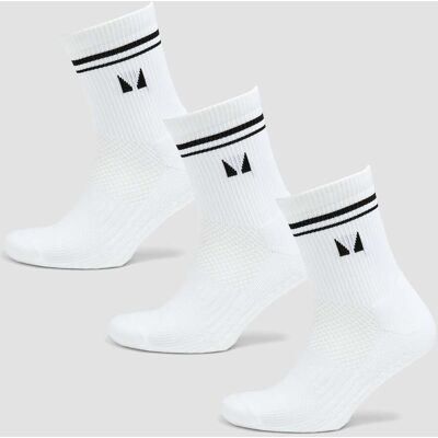 MyProtein Calcetines de pilates de MP (paquete de 3 pares) - Blanco - UK 2-5 MyProtein Calcetines de pilates de MP (paquete de 3 pares) - Blanco - UK 2-5
