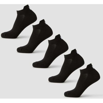 MyProtein Calcetines tobilleros unisex de MP (paquete de 5) - Negro - UK 12-14 MyProtein Calcetines tobilleros unisex de MP (paquete de 5) - Negro - UK 12-14