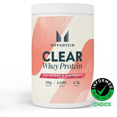 MyProtein Clear Whey Isolate - Arándano y Frambuesa - Polvo de proteína MyProtein Clear Whey Isolate - Arándano y Frambuesa - Polvo de proteína