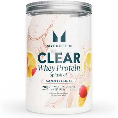 MyProtein Clear Whey Isolate - 420G - 15raciones - Raspberry & Lemon - Splash MyProtein Clear Whey Isolate - 420G - 15raciones - Raspberry & Lemon - Splash