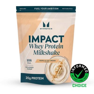 MyProtein Impact Whey Protein Milkshake - 435G - 15raciones - Helado de Vainilla MyProtein Impact Whey Protein Milkshake - 435G - 15raciones - Helado de Vainilla