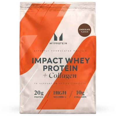 MyProtein Impact Whey Protein + Colágeno - 375g - 15raciones - Chocolate MyProtein Impact Whey Protein + Colágeno - 375g - 15raciones - Chocolate