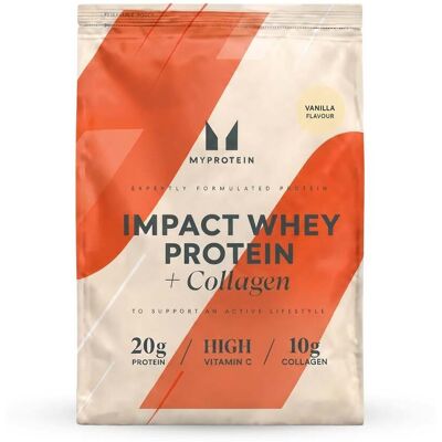 MyProtein Impact Whey Protein + Colágeno - 750g - 30raciones - Vainilla MyProtein Impact Whey Protein + Colágeno - 750g - 30raciones - Vainilla