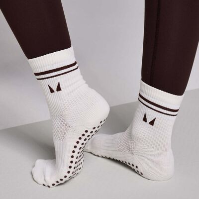 MyProtein MP Pilates Socks (2 pack) - Cocoa/Pearl - UK 9-11 MyProtein MP Pilates Socks (2 pack) - Cocoa/Pearl - UK 9-11
