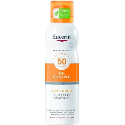 Eucerin Sensitive Protect Transparent Dry Touch Sun Spray SPF50 200ml Eucerin Sensitive Protect Transparent Dry Touch Sun Spray SPF50 200ml
