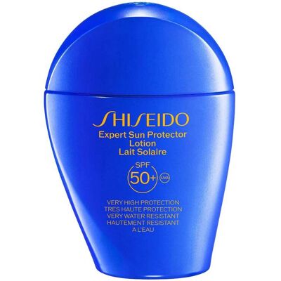 Shiseido Protector Solar Experto SPF 50+ - Loción solar para rostro y cuerpo Shiseido Protector Solar Experto SPF 50+ - Loción solar para rostro y cuerpo