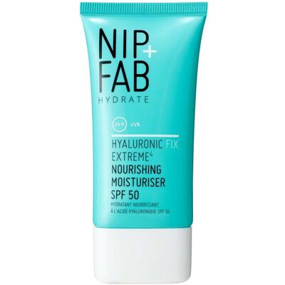 NIP+FAB Hyaluronic Fix Extreme 4 Nourishing Moisturiser SPF50 50ml NIP+FAB Hyaluronic Fix Extreme 4 Nourishing Moisturiser SPF50 50ml