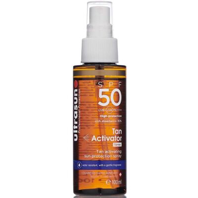 Ultrasun Body Tan Activator Spray SPF50 100ml Ultrasun Body Tan Activator Spray SPF50 100ml