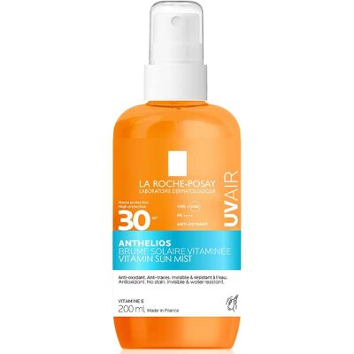 La Roche-Posay La Roche Posay Anthelios UVAIR Vitamin Sun Mist SPF30, High UV Protection, With Vitamin E & Hyaluronic Acid,200ml La Roche-Posay La Roche Posay Anthelios UVAIR Vitamin Sun Mist SPF30, High UV Protection, With Vitamin E & Hyaluronic Acid,200ml