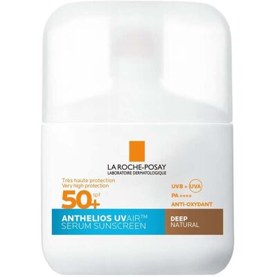 La Roche-Posay La Roche Posay Anthelios UVAIR Serum Sunscreen SPF50+ Deep with Hyaluronic Acid, Niacinamide & Vitamin E, For all skin types, 50ml La Roche-Posay La Roche Posay Anthelios UVAIR Serum Sunscreen SPF50+ Deep with Hyaluronic Acid, Niacinamide & Vitamin E, For all skin types, 50ml