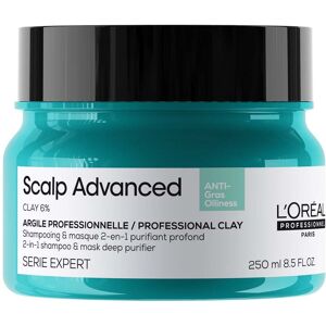 L'Oréal Professionnel Serié Expert Scalp Advanced Anti-Oiliness 2-in-1 Deep Purifier Clay Hair Mask 250ml L'Oréal Professionnel Serié Expert Scalp Advanced Anti-Oiliness 2-in-1 Deep Purifier Clay Hair Mask 250ml