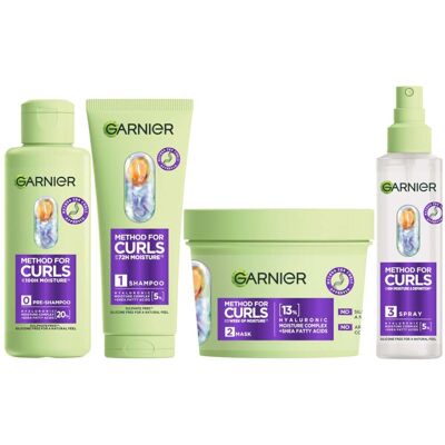Garnier Garnier Method Para Rizos Champú - 72H Hidratación & Definición Garnier Garnier Method Para Rizos Champú - 72H Hidratación & Definición