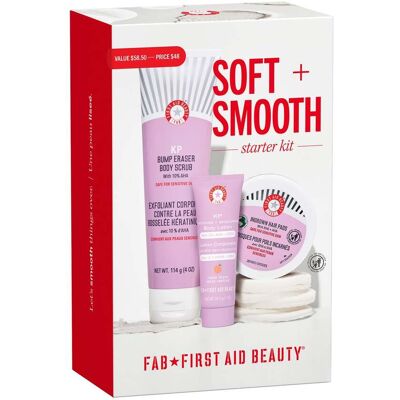 First Aid Beauty Soft + Smooth Starter Kit – Body Bestsellers First Aid Beauty Soft + Smooth Starter Kit – Body Bestsellers