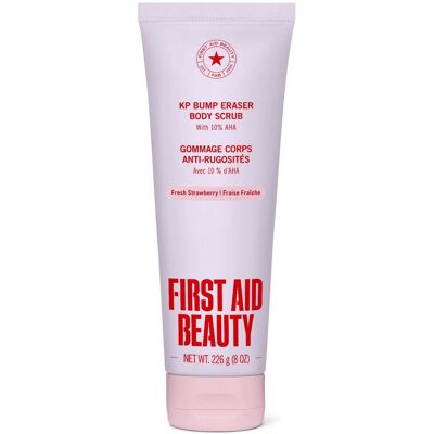 First Aid Beauty KP Bump Eraser Body Scrub Strawberry 8.0 oz First Aid Beauty KP Bump Eraser Body Scrub Strawberry 8.0 oz