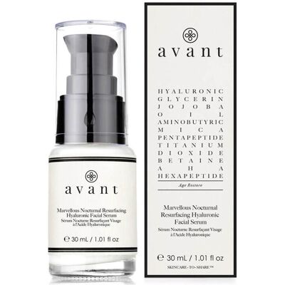 Avant Skincare Marvellous Nocturnal Resurfacing Hyaluronic Facial Serum - Suero facial Avant Skincare Marvellous Nocturnal Resurfacing Hyaluronic Facial Serum - Suero facial