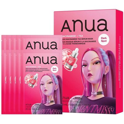 Anua KPop Demon Hunters NIACINAMIDE Niacinamide TXA Serum Mask (10PCS) Anua KPop Demon Hunters NIACINAMIDE Niacinamide TXA Serum Mask (10PCS)