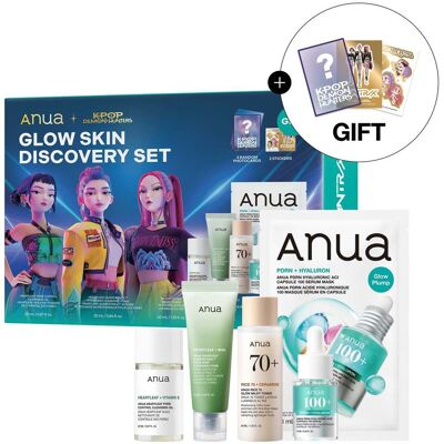 Anua KPop Demon Hunters Glow Skin Discovery Set Anua KPop Demon Hunters Glow Skin Discovery Set