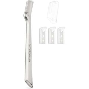 Afeitadora para cejas de acero inoxidable Tweezerman - 3 hojas - Plateada - Unisex - Moldeo facial y de cejas Afeitadora para cejas de acero inoxidable Tweezerman - 3 hojas - Plateada - Unisex - Moldeo facial y de cejas