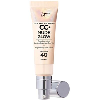 IT Cosmetics CC+ Nude Glow SPF40 (32ml) - Fair Porcelain IT Cosmetics CC+ Nude Glow SPF40 (32ml) - Fair Porcelain