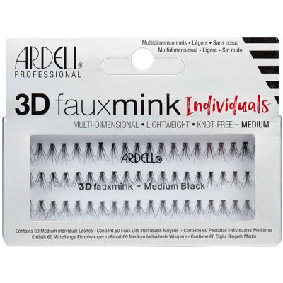 Ardell Faux Mink 3D Individuals - Medium Ardell Faux Mink 3D Individuals - Medium