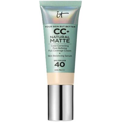 IT Cosmetics Your Skin But Better CC+ Maquillaje Mate Natural con SPF 40 - Base IT Cosmetics Your Skin But Better CC+ Maquillaje Mate Natural con SPF 40 - Base