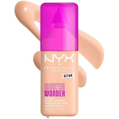 NYX Professional Makeup Em Wonder - Base, Claridad, 30ml NYX Professional Makeup Em Wonder - Base, Claridad, 30ml