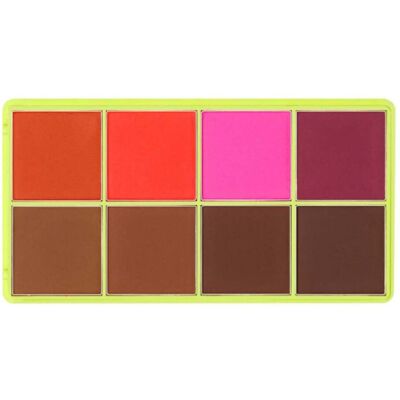 Made By Mitchell Curve Case Pressed Powder Blusher Palette (Various Shades) - Medium/Deep Made By Mitchell Curve Case Pressed Powder Blusher Palette (Various Shades) - Medium/Deep