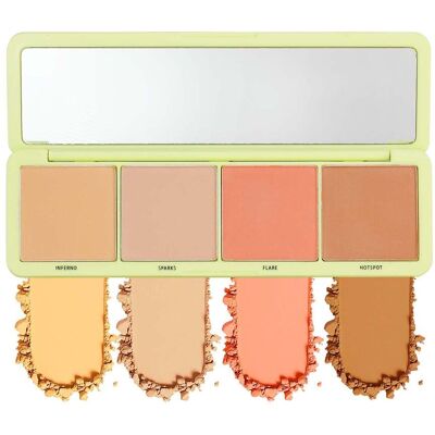 Made By Mitchell Eyelights Brightening Powder Palette (Various Shades) - Firelight Made By Mitchell Eyelights Brightening Powder Palette (Various Shades) - Firelight