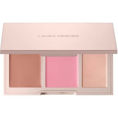 LAURA MERCIER Bonne Glow Cream Face Palette 11g (Various Shades) - Bisou LAURA MERCIER Bonne Glow Cream Face Palette 11g (Various Shades) - Bisou